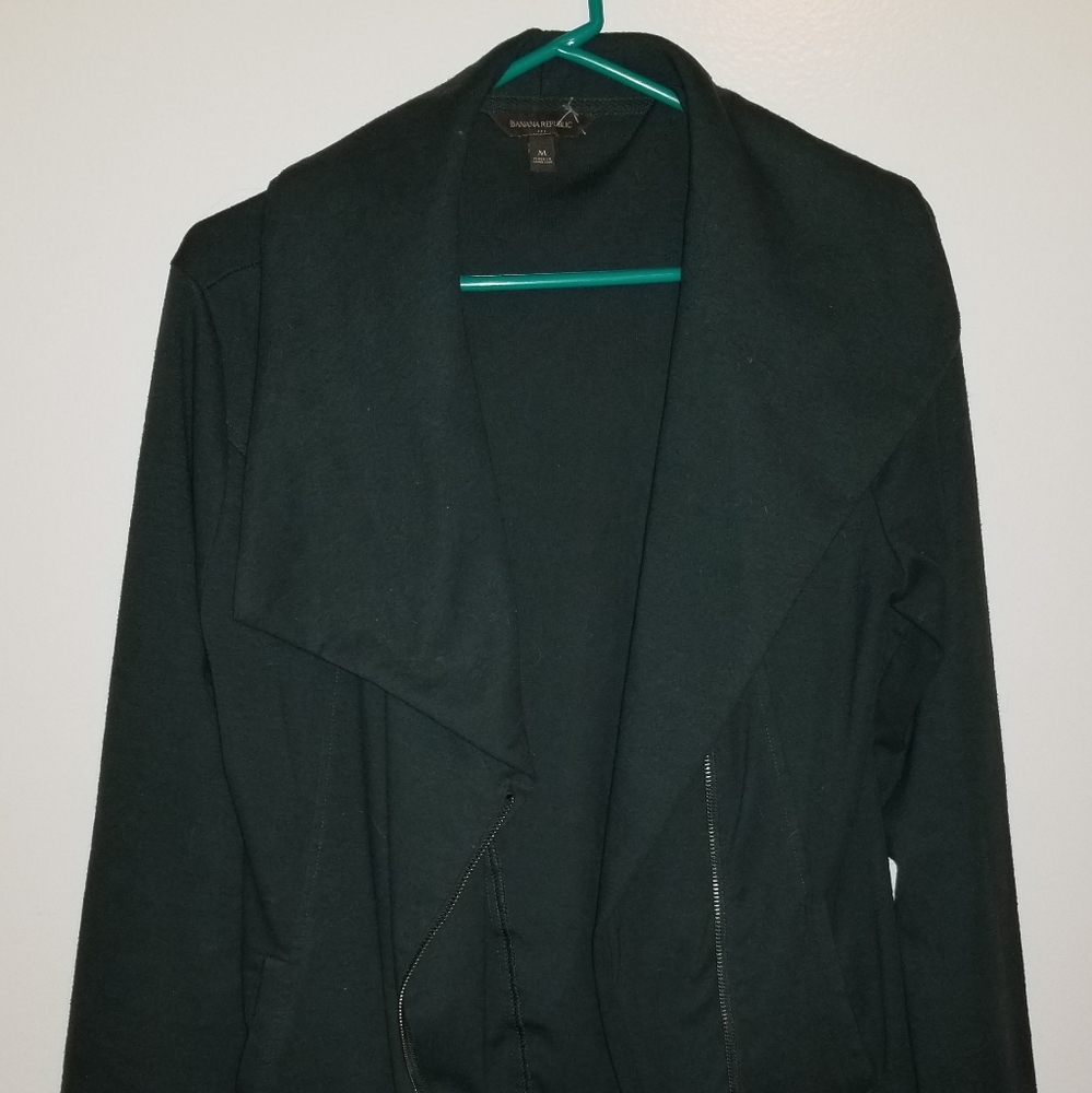 Banana Republic zip up cardigan